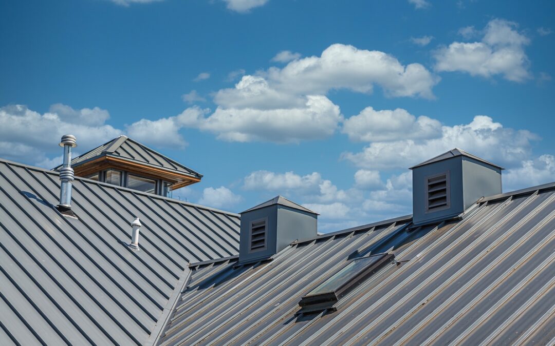 Metal Roof Under Blue Sky