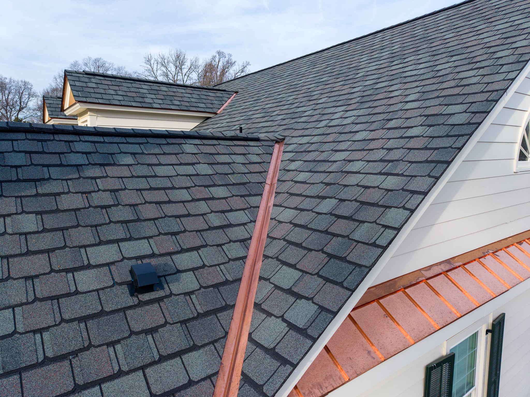 Storm damage roof repair completed by Concord NC roofing contractors