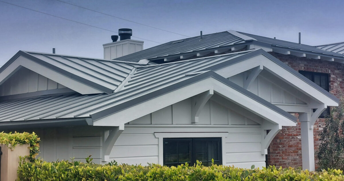 new roof metal standing seam