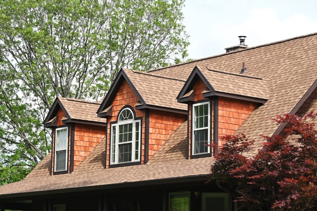certainteed vs gaf Triple Cedar Dormer