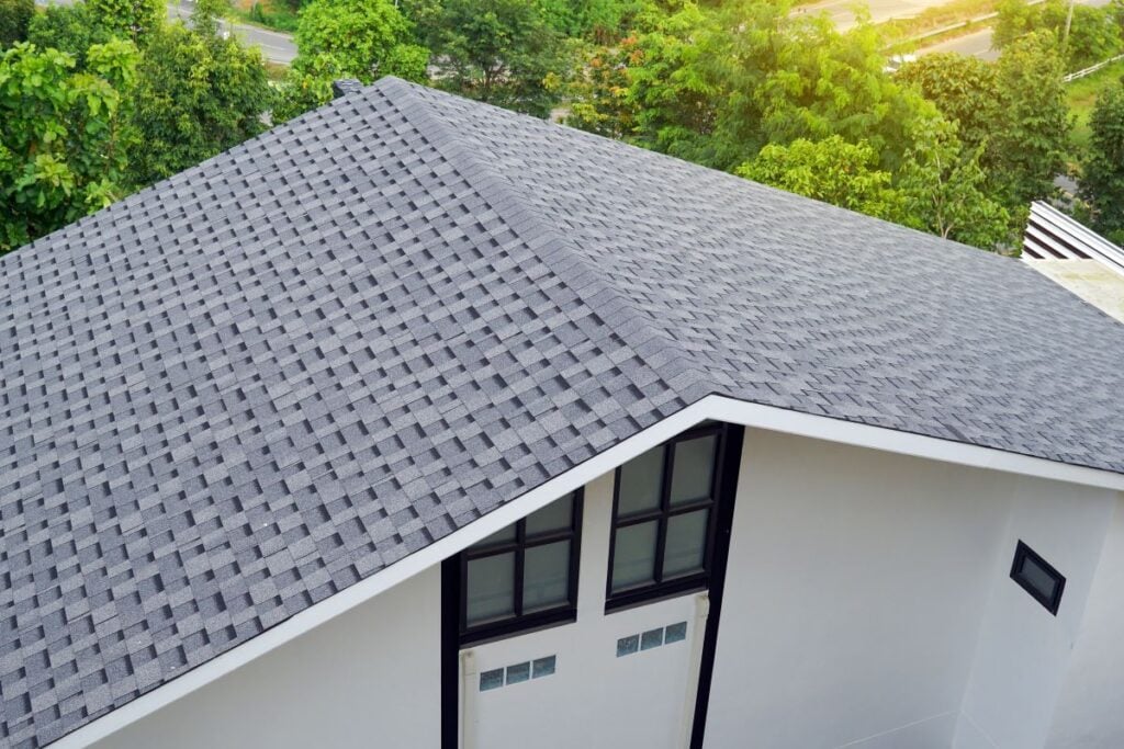 how to install architectural shingles grey architectural roof white house