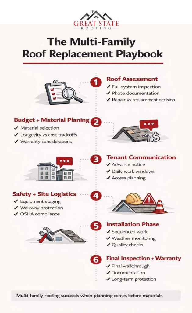 multi-family roof replacement tips guide