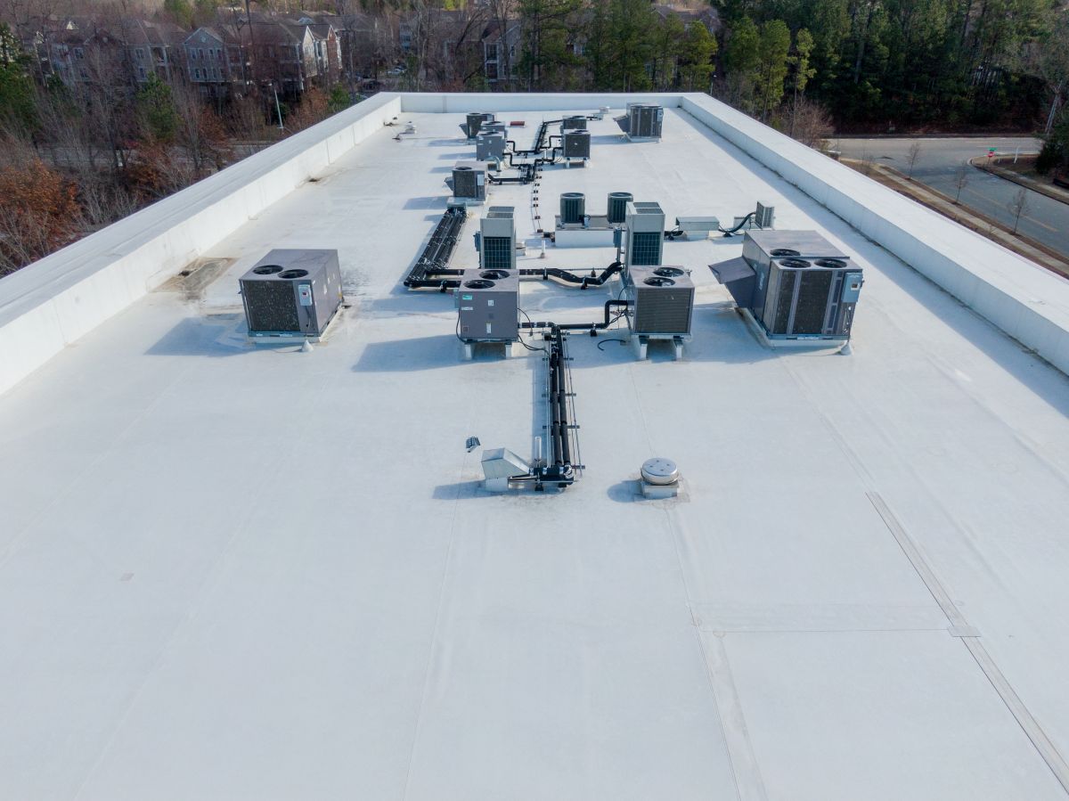 commercial roofing in Waxhaw NC using durable roofing materials