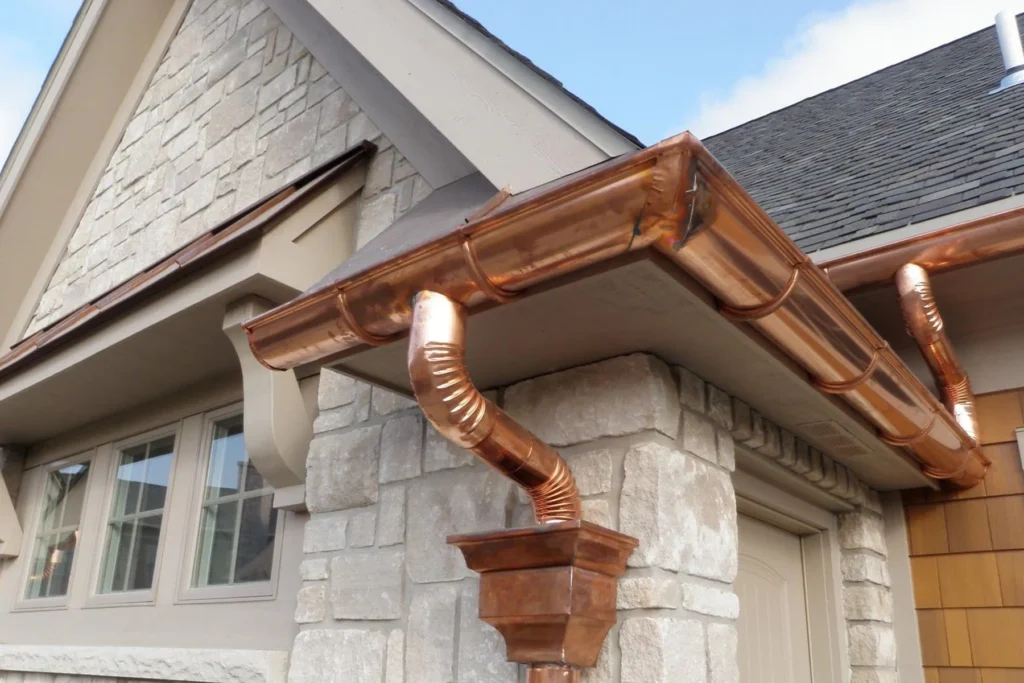 6-Inch Aluminum and Copper Gutter Systems 