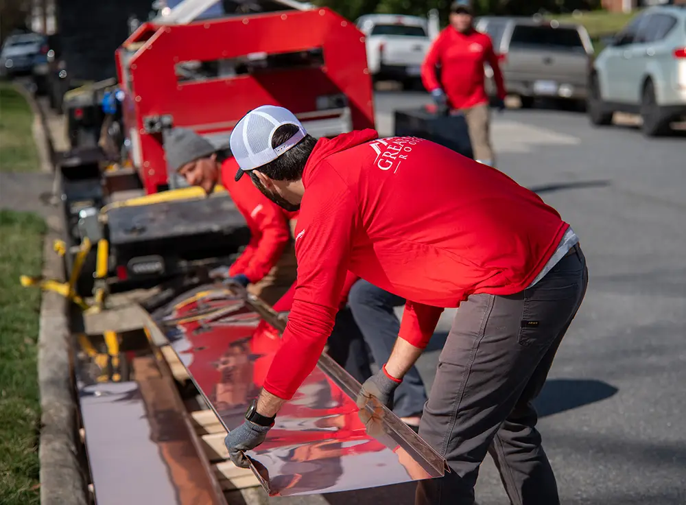 Luxury roof replacement in Greensboro Country Club neighborhood