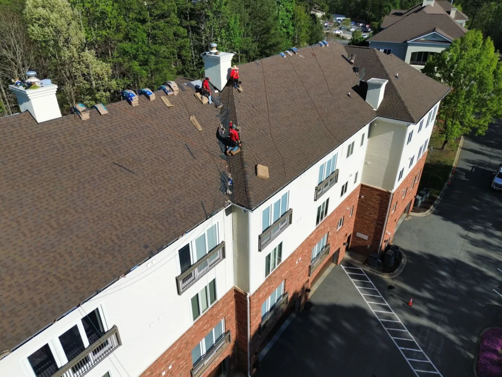 Roofing Project at The Pines at Davidson 