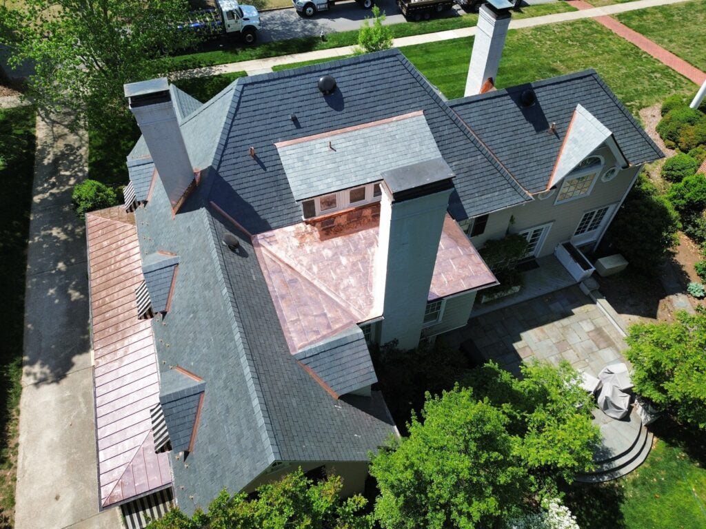 Architectural shingle roof replacement on Lake Norman home in Mooresville NC 